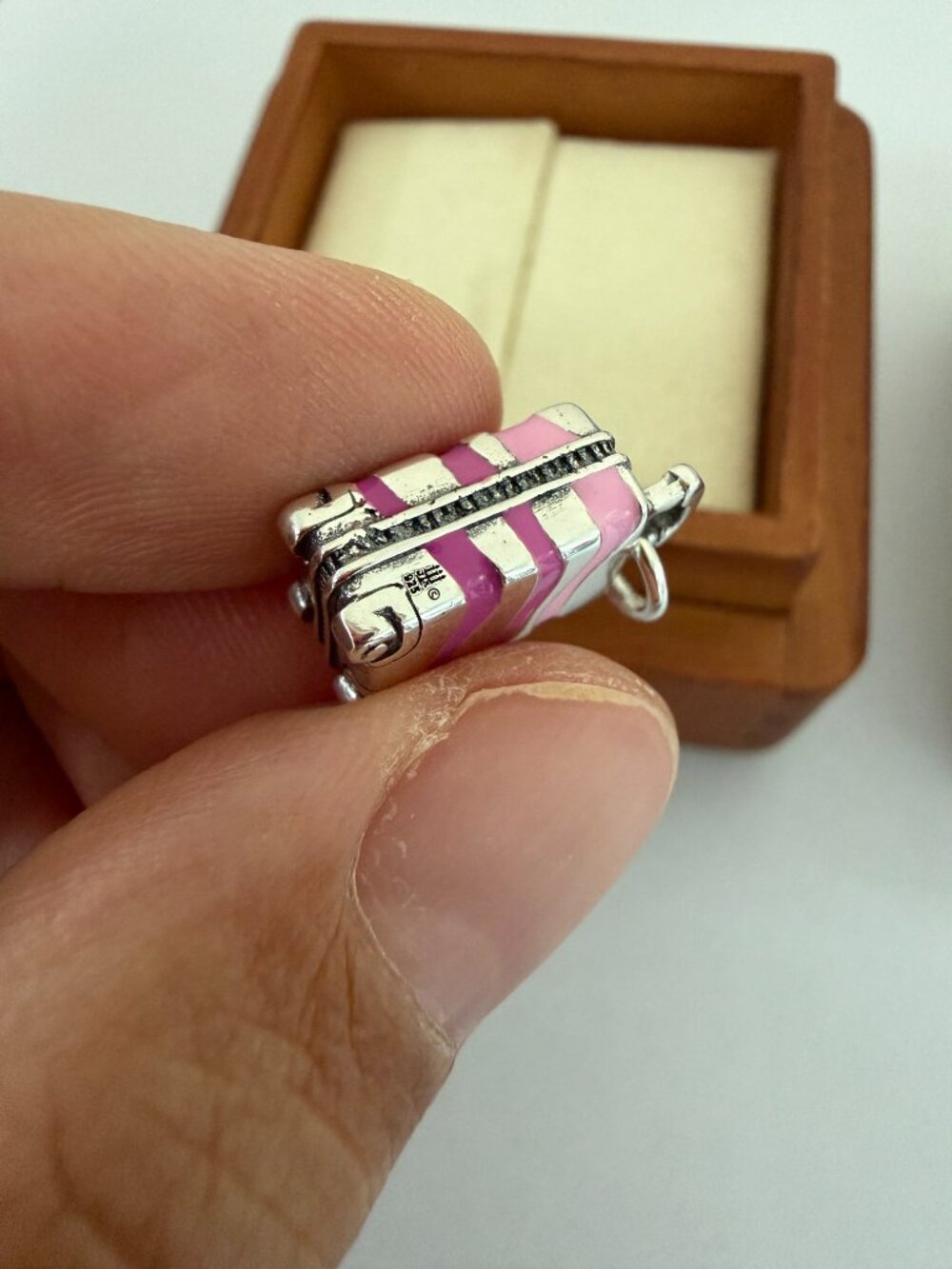 James Avery Enamel Roller Bag Charm - Picture 3 of 6